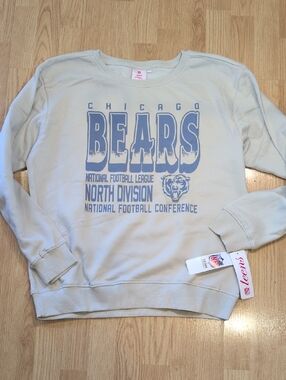 Chicago Bears Women's Crewneck Sweatshirt - Light Gray